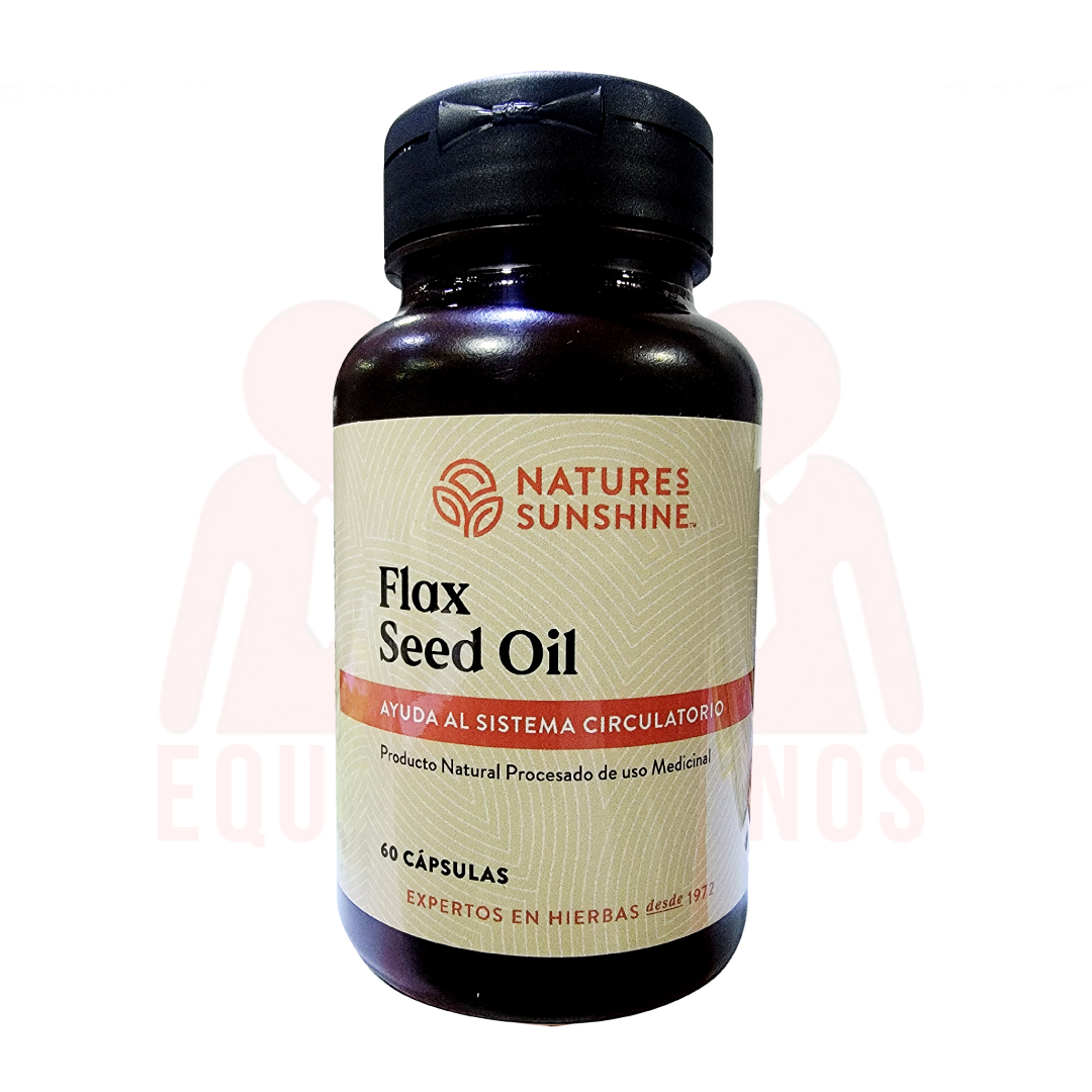 Flax Seed Oil 60 cápsulas